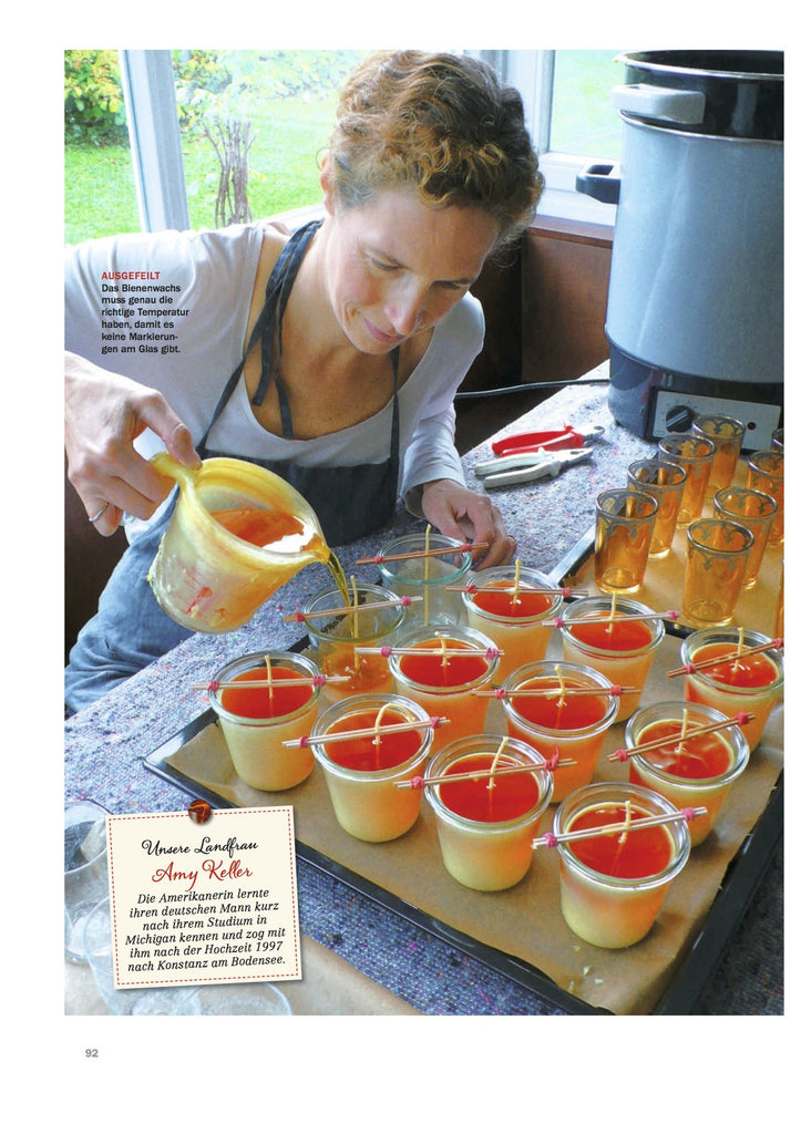 Behind the Scenes at apidae candles in Landfrau Magazine