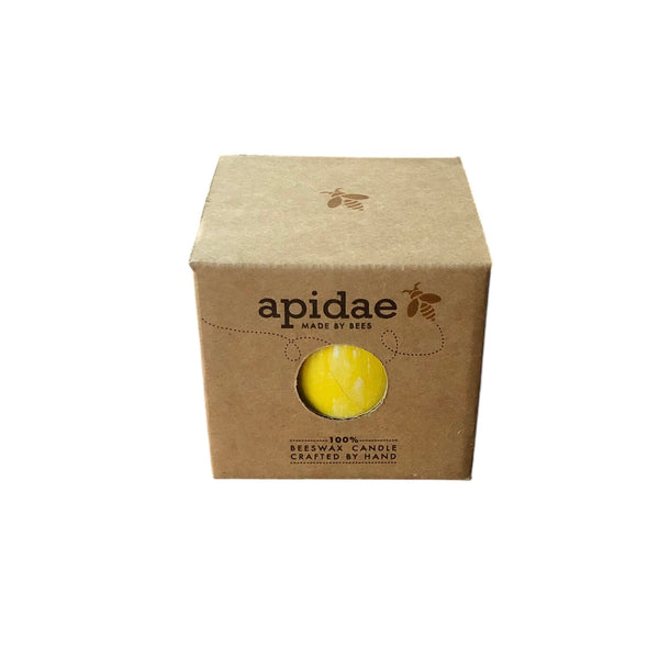 Bougie en cire d'abeille Sip Cup Yellow