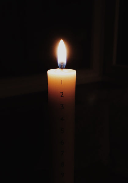 Bienenwachskerze Adventskalenderkerze