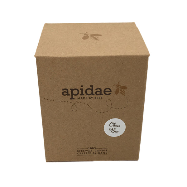 Clear Bee Bienenwachskerze Verpackung von apidae candles