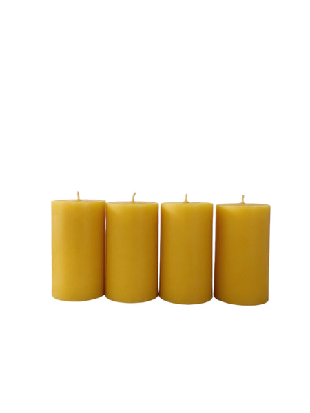 Advent Candles made of Beeswax (set of four)