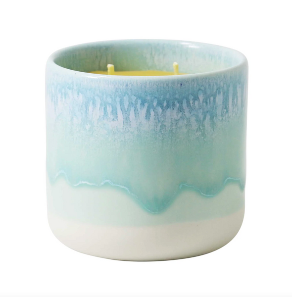 Bougie en cire d'abeille Quench Cup Blue