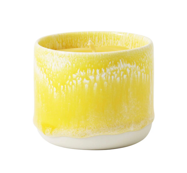 Beeswax Candle Sip Cup Yellow